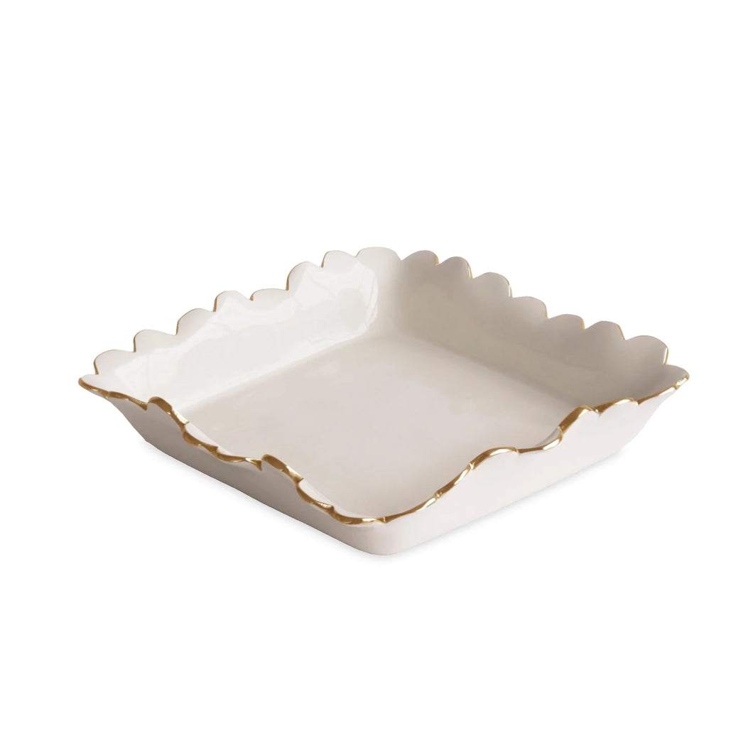ENCANTO Colette Beverage Napkin Holder (Cream)