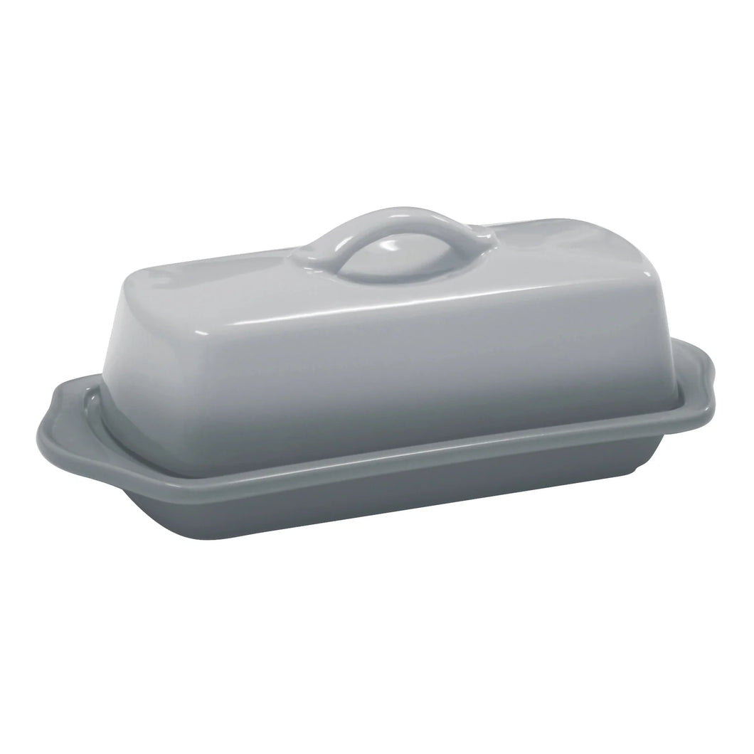 Butter Dish-Faded Grey