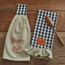Autumn Checkerboard Dishtowel