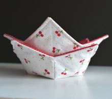 Red Cherry Bowl Cozy| Ice Cream Bowl Cozies