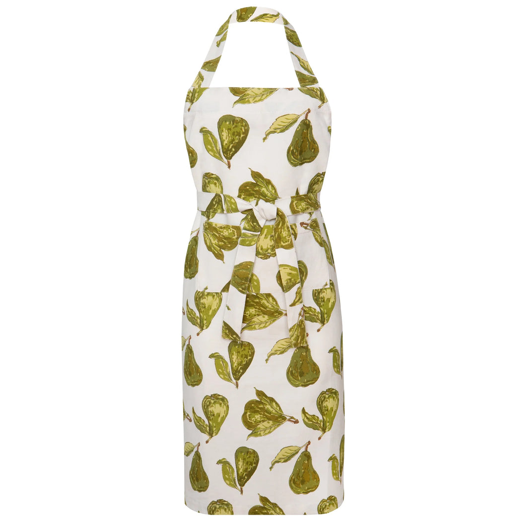 Orchard Pear Apron-Green