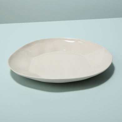 Tam Stoneware Gia Platter, Pearl
