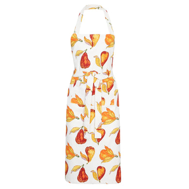 Orchard Pear Apron-Burgundy