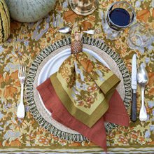 Jardin Mustard Grey Napkin