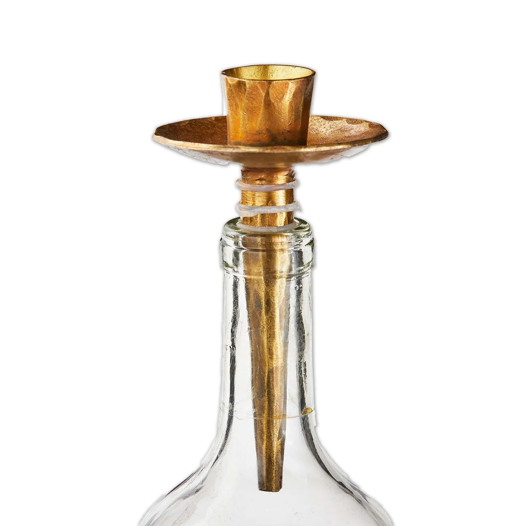 Bottle Stopper Candle Holder