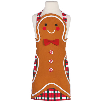 Gingerbread Daydream Kids Apron and Hat Set