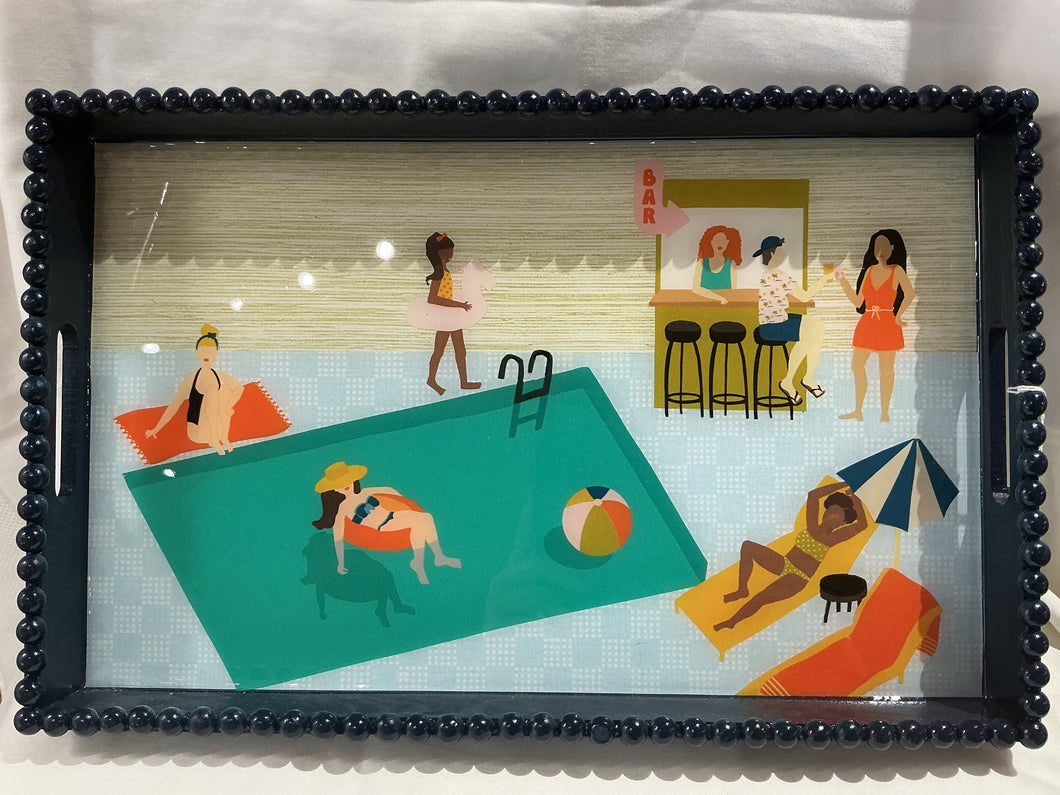 Navy Swim Tray