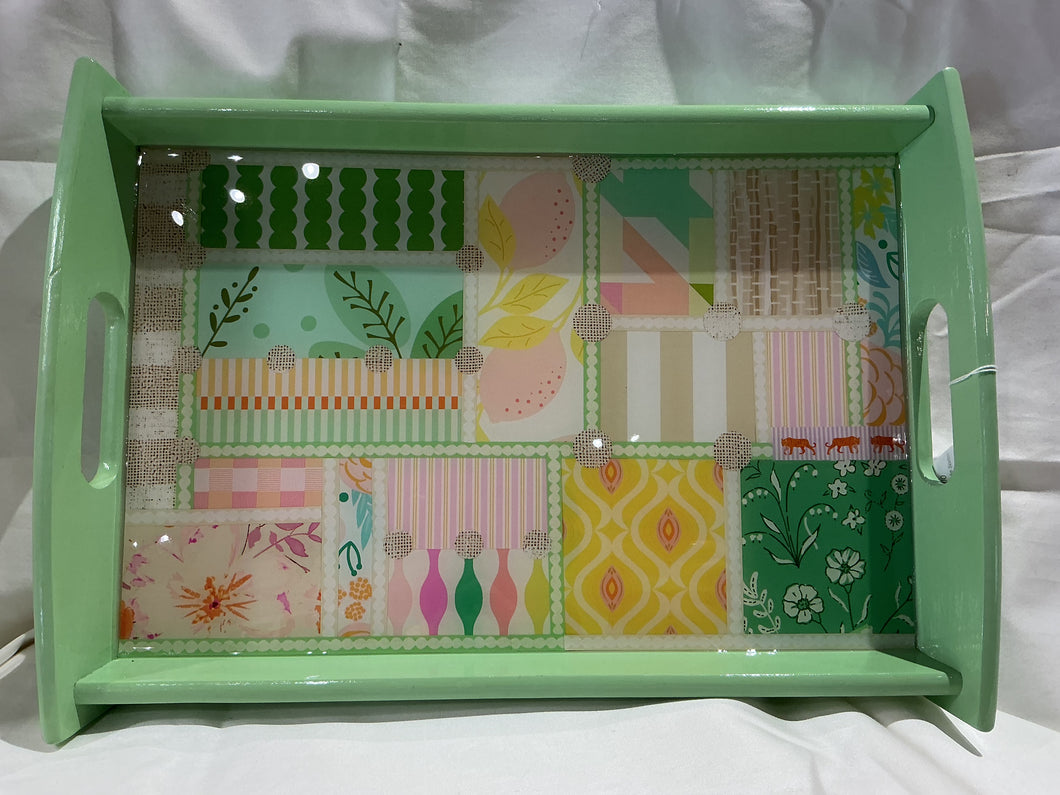 Pastel Green Tray