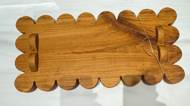 Rectangular Scalloped board W Feet