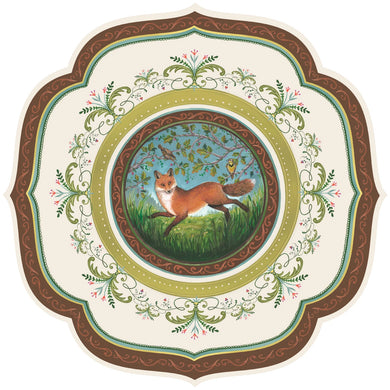 Fanciful Fox China Placemats
