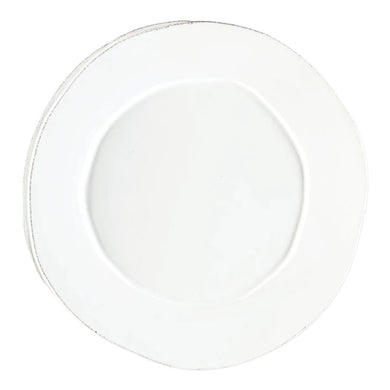 Lastra Round Platter/Charger-White