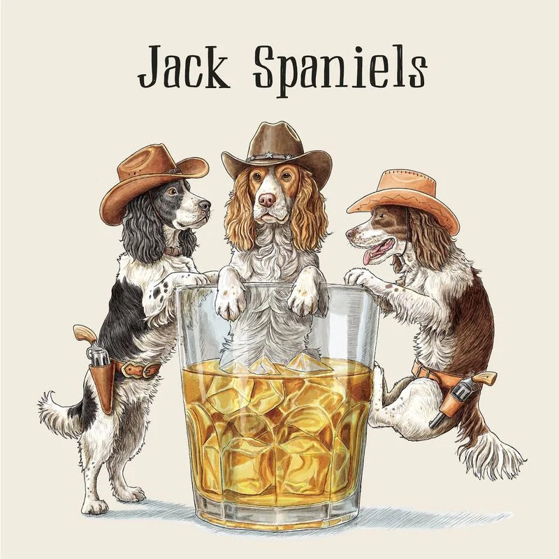 Jack Spaniels Cocktail Napkin