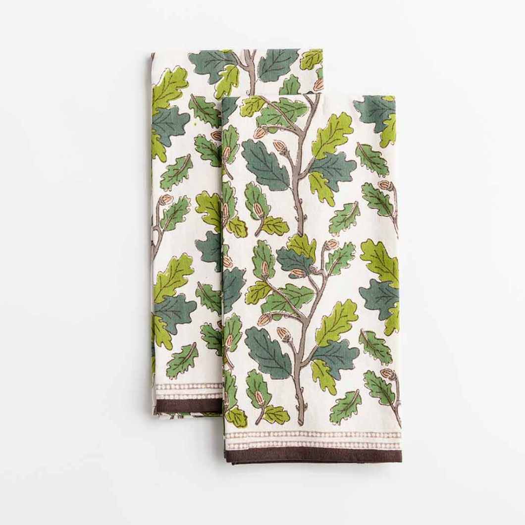 Maple & Acorn Tea Towels