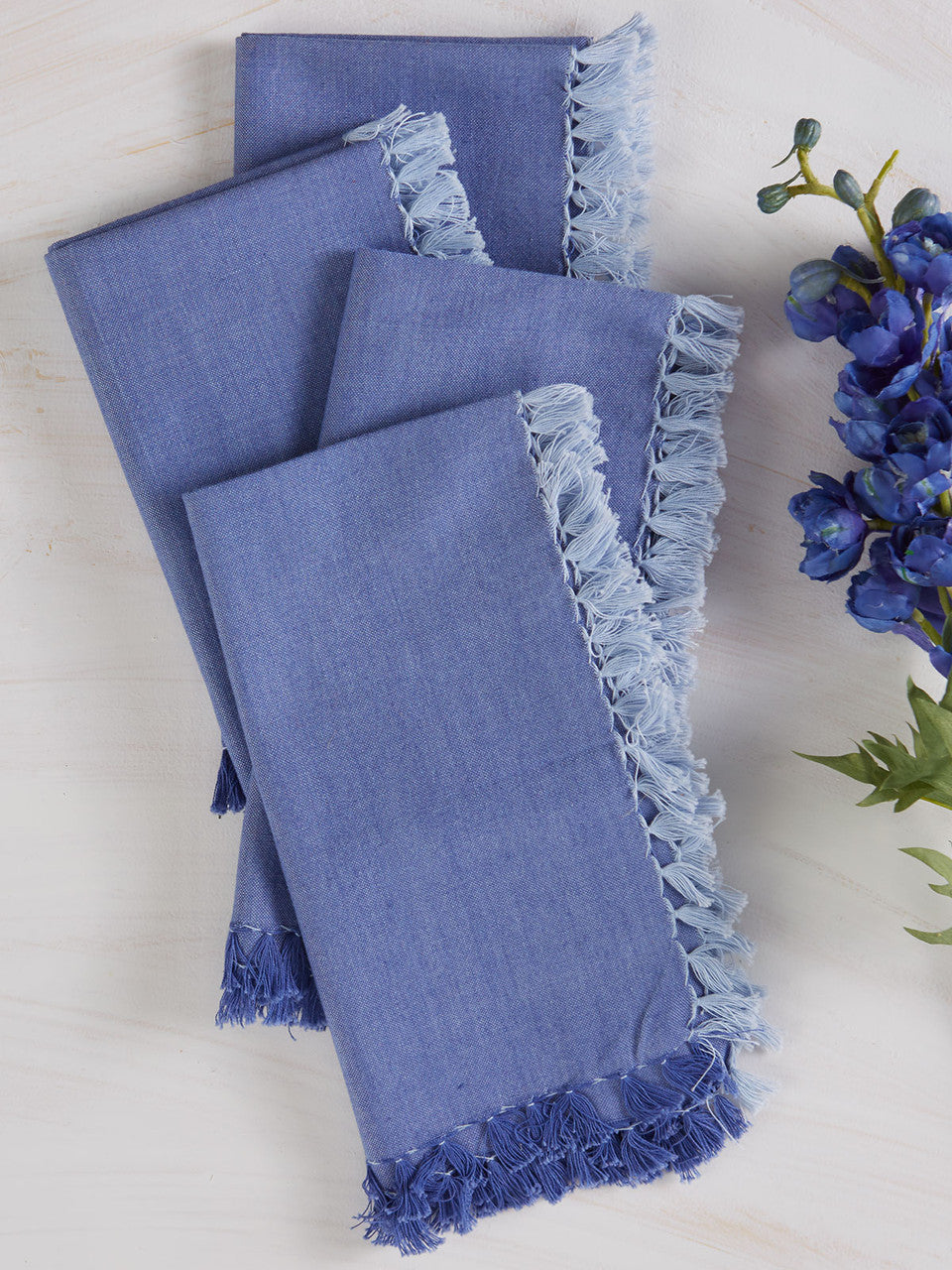 Chambray Napkin Blue