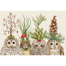 Festive Little Owls Placemat