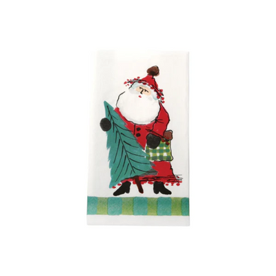 Old St. Nick Paper Guest Towels - Green (Pack of 16)