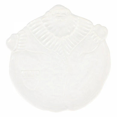 Pietra Natale Figural Santa Platter