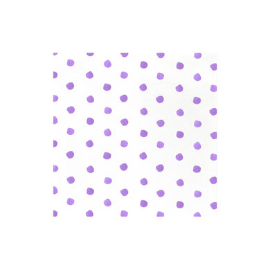 Purple Dot Dinner Napkin