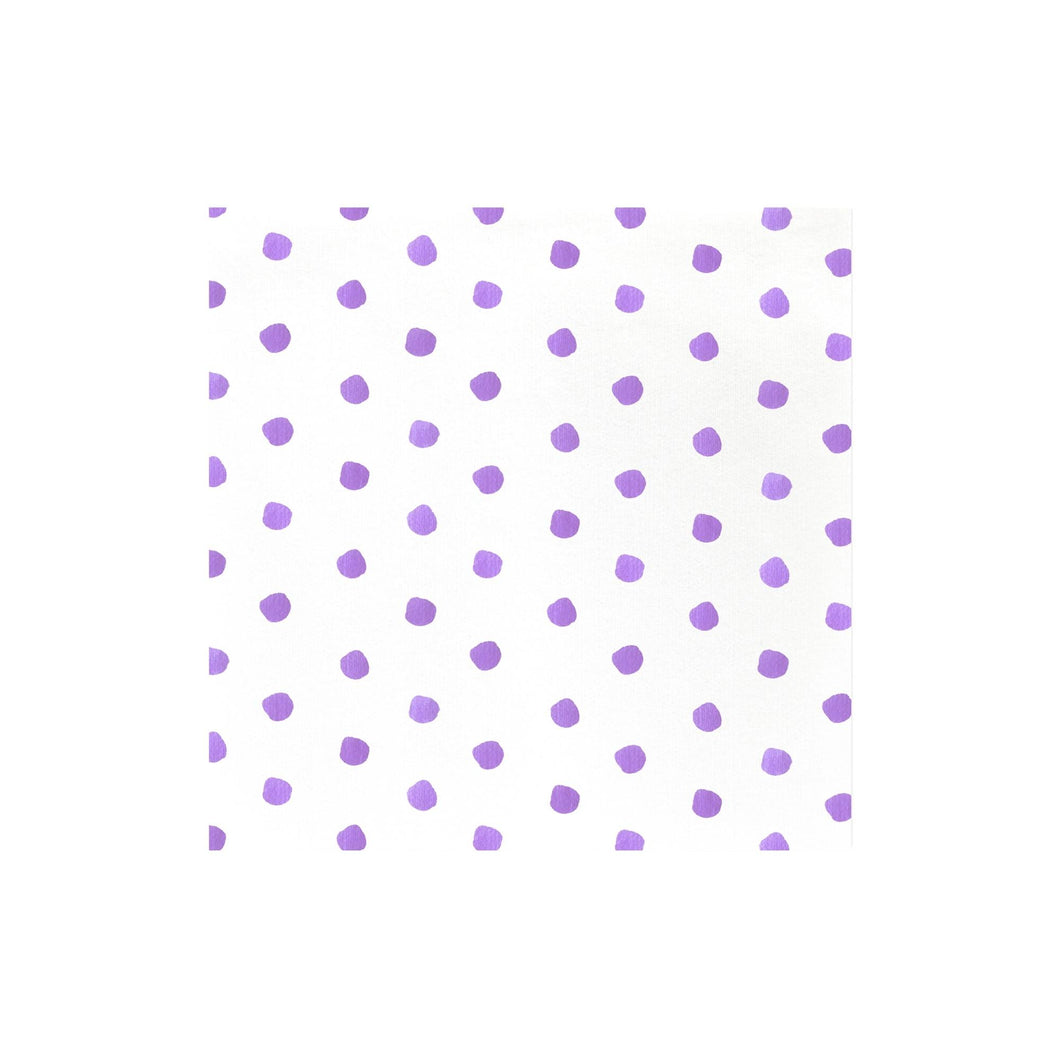 Purple Dot Cocktail  Napkin