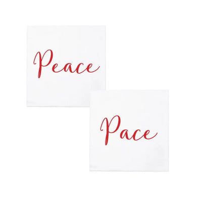 Peace/Pace Cocktail Napkin