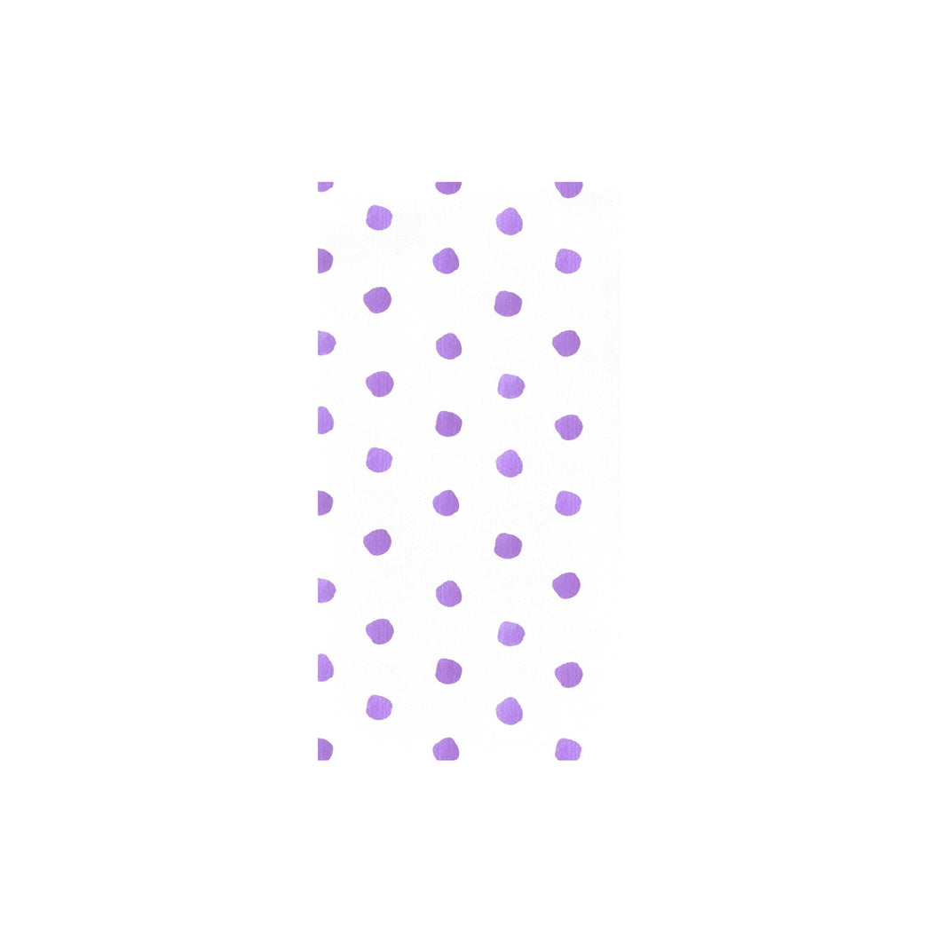 Purple Dot Guest Towel