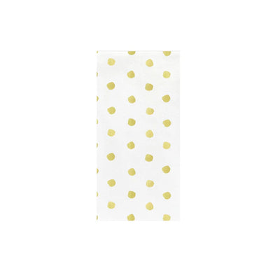 Papersoft Napkins Yellow Dot Guest Towels S/20