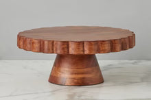Scalloped Pedestal Cake Stand