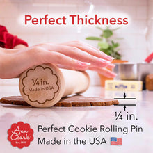 Perfect Cookie Rolling Pin ¼ in Fixed Depth