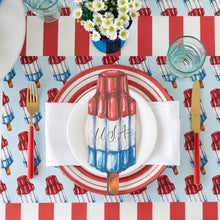 Red Classic Stripe Table Runner