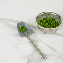 Slotted Silicone Spoonula-Gray