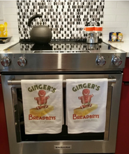 Ginger's Breadboys Tea Towel