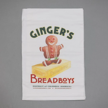 Ginger's Breadboys Tea Towel