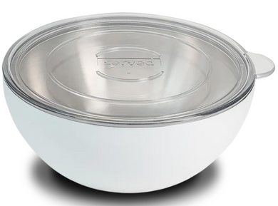 DBL Wall Bowl 2.5 Qt.-White