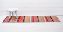Pop Stripe Shag Runner-Paprika