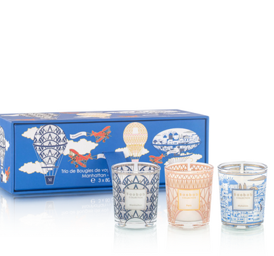 Travel Trio-Manhattan/Paris/Mykonos