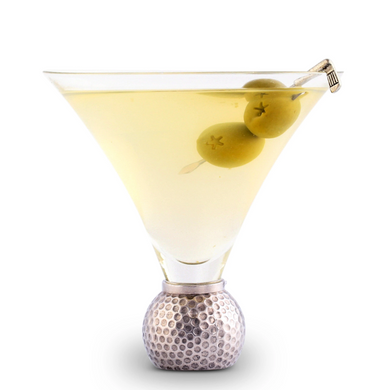 Golf Ball Martini Glass