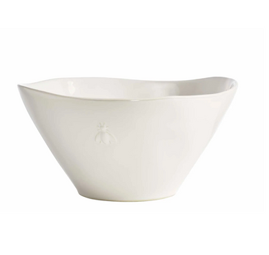 Bee Ceramic Serving Bowl - Ecru