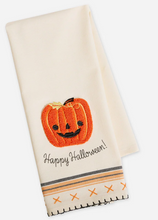 Happy Halloween Embellished Dishtowel