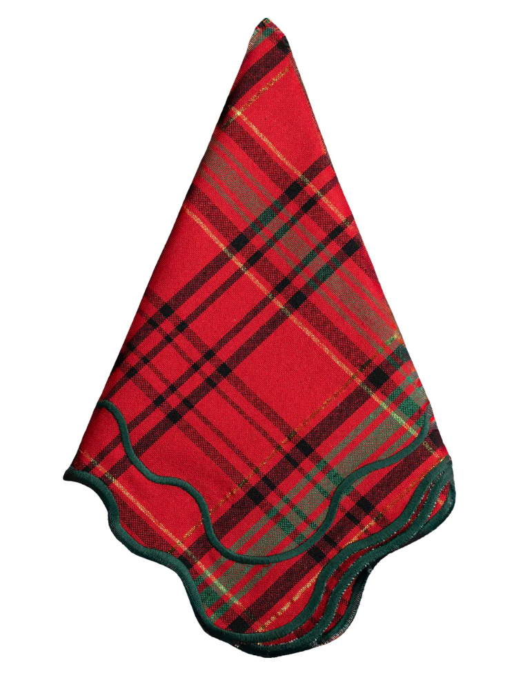 Christmas Check Napkin