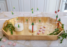 Christmas Tree Swizzle Sticks Set/6