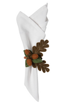 Oak and Acorn Felt Napkin Ring