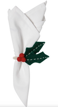 Winterberry Christmas Felt Napkin Ring