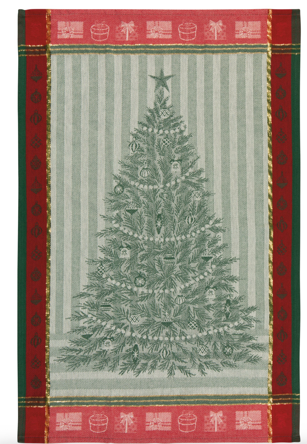 Festive Fir Jacquard Christmas Dishtowel