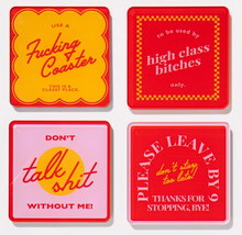 Snarky Coasters-Orange