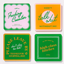 Snarky Coasters-Green