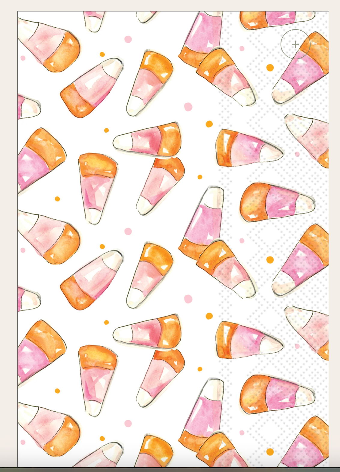 Boston International Candy Corn Guest Towel