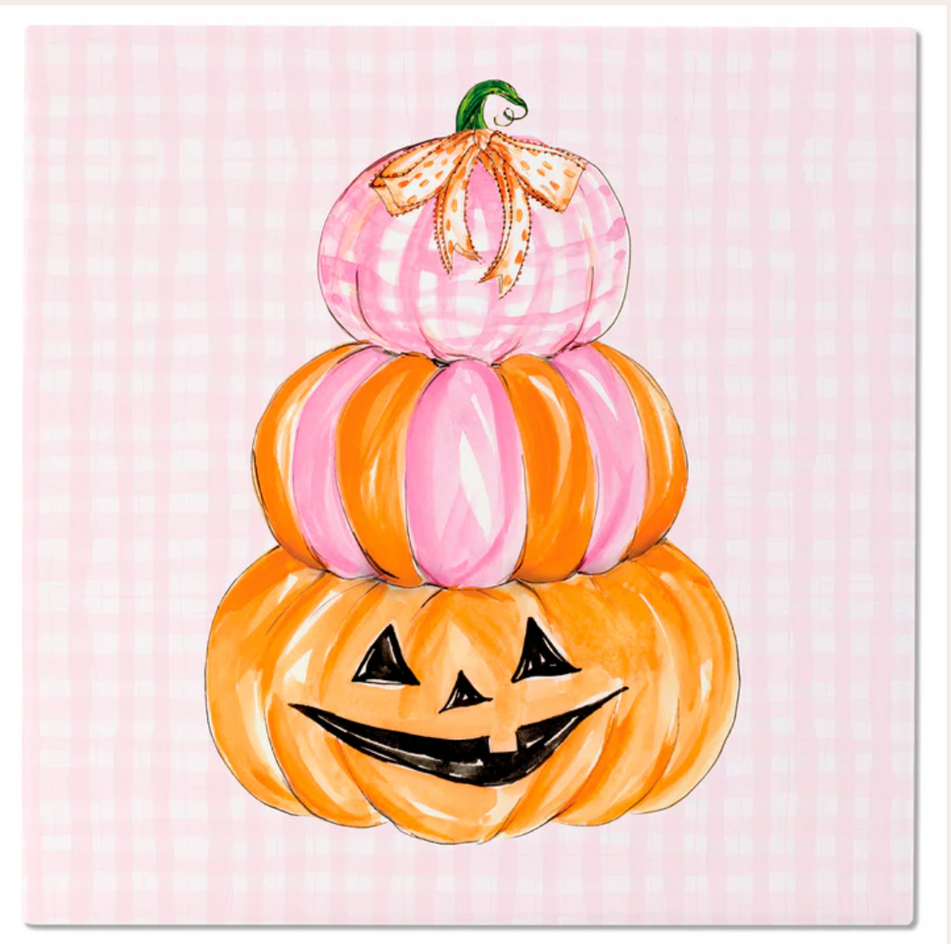 Pink Candy Corn Trivet