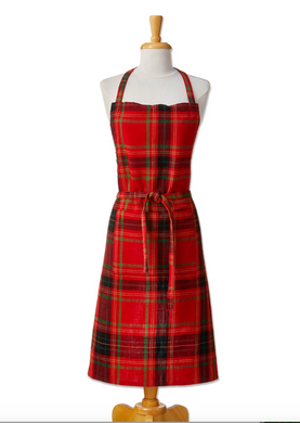 Holiday Plaid Apron