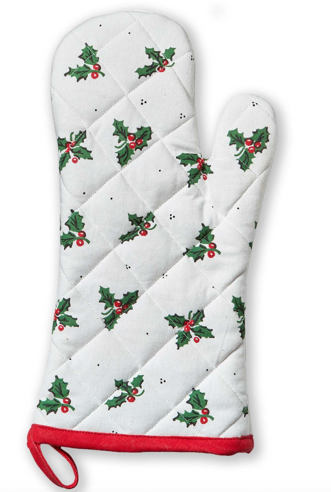 Vintage Holly Oven Mitt