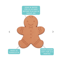 Gingerbread Terracotta Sugar Saver